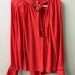 Free People Burnt Orange Women's Top